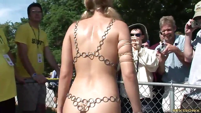 Shaved Pussy Cowgirl Poses Nude Outdoors for Steamy Erotic Shoot