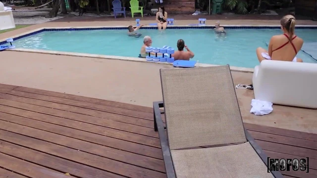 Neighbor Molly Gives Footjob then Rides His Hard Cock Deeply