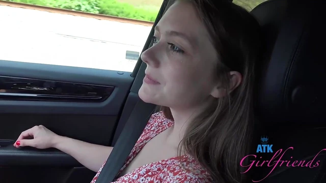 Seductive Ex-GF Mira Monroe Teases Outdoors Before Hot Car Sex