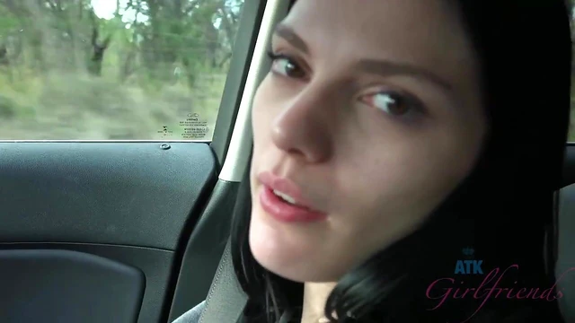 SadieBlake Gets Fingered Hard In Car For Hot POV Action