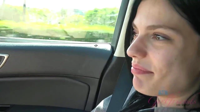 SadieBlake Gets Fingered Hard In Car For Hot POV Action