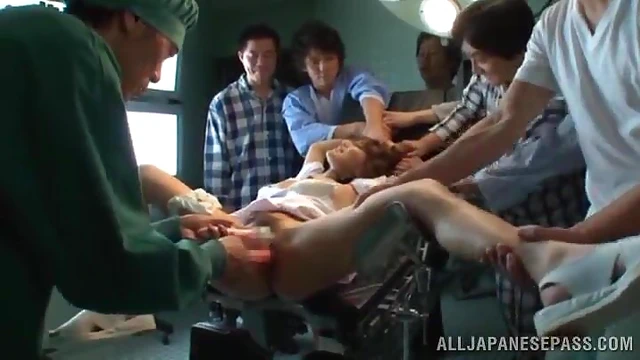 Minami Kojima Gets Her Asian Pussy Toyed to Orgasm by Multiple Guys