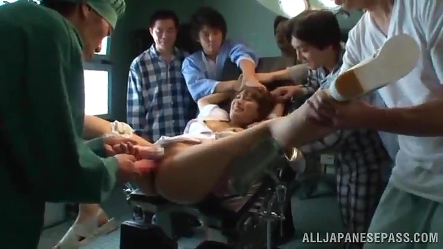 Minami Kojima Gets Her Asian Pussy Toyed to Orgasm by Multiple Guys