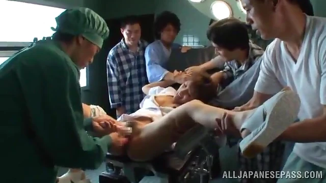 Minami Kojima Gets Her Asian Pussy Toyed to Orgasm by Multiple Guys