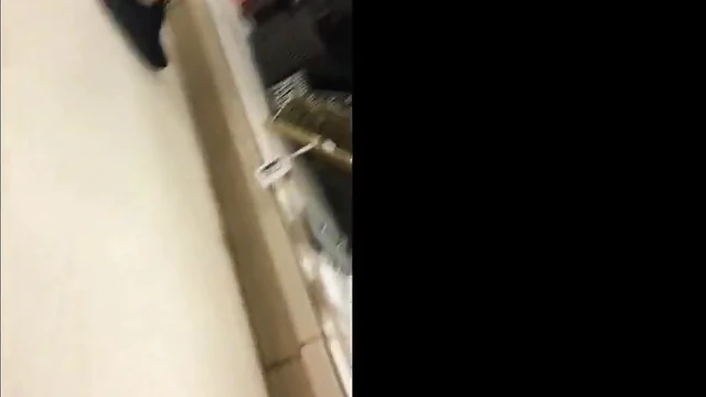 Sexy Latin Grocery Worker Mooning Customers For Hot Public Sex Fun