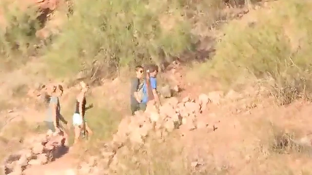 Outdoor Fitness Blonde Strips Down Revealing Her Perfect Curves