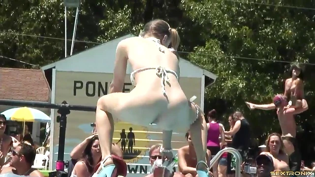 Cowgirl With Pigtails Shows Off Nude Body in Sexy Outdoor Photoshoot