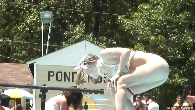 Cowgirl With Pigtails Shows Off Nude Body in Sexy Outdoor Photoshoot