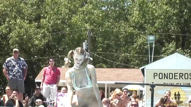 Cowgirl With Pigtails Shows Off Nude Body in Sexy Outdoor Photoshoot