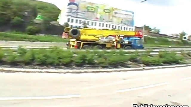 Outdoor Blowjob Action by Seductive Woman Who Loves Cum