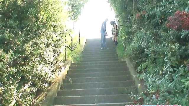 Seductive Teen Tempts Mature Man, Nailing Him Passionately Outdoors