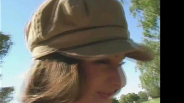 Sensual Brunette Tara Gently Fingers Her Love Tube for Pleasure