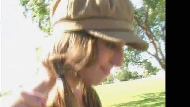 Sensual Brunette Tara Gently Fingers Her Love Tube for Pleasure