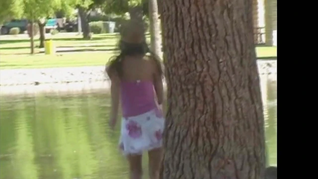 Sensual Brunette Tara Gently Fingers Her Love Tube for Pleasure