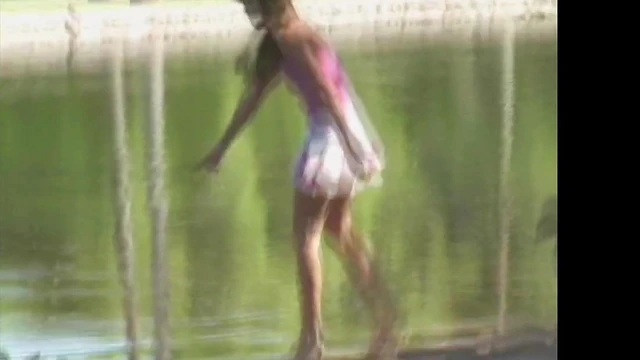 Sensual Brunette Tara Gently Fingers Her Love Tube for Pleasure