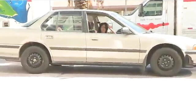 Busty Babe Loves Flashing Meat - Shows Off Big Natural Boobs Seductively