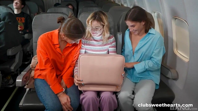 Passionate Lesbian Threesome Featuring Alexis & Aurora's Hot Action