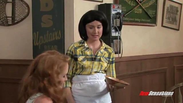 Excited Guy Gets To Fondle His Bar Crush's Big Tits In A Hot Close-Up Shoot