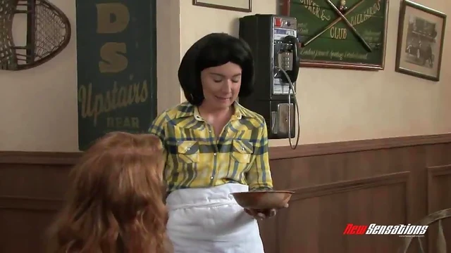 Excited Guy Gets To Fondle His Bar Crush's Big Tits In A Hot Close-Up Shoot