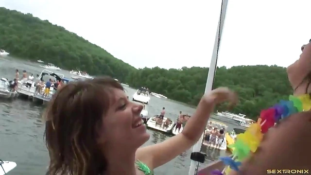 Passionate Lesbians Can't Resist Their Urges; Public Desire Leads To Intimate Encounter