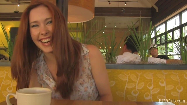 Passionate Redhead Melody Teases Her Juicy Pussy With Natural Tits