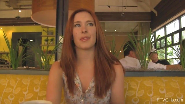 Passionate Redhead Melody Teases Her Juicy Pussy With Natural Tits