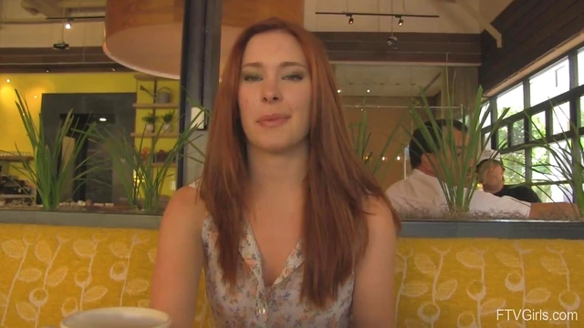 Passionate Redhead Melody Teases Her Juicy Pussy With Natural Tits