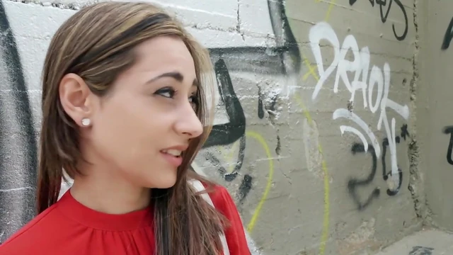 Lucia Nieto Takes Stranger’s Massive Cock Right On The Urban Streets