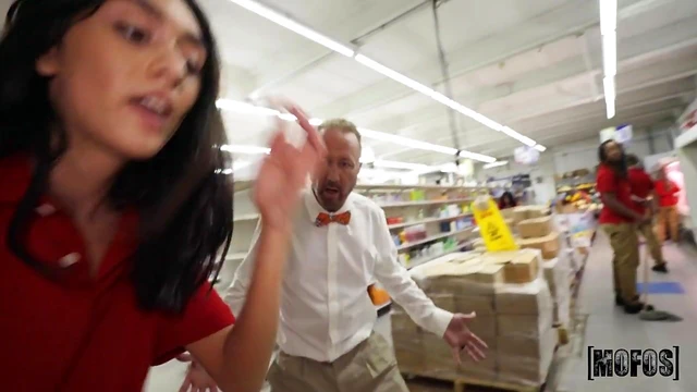 Sexy Latina Aubry Babcock Gets Hardcore Fucked In The Store