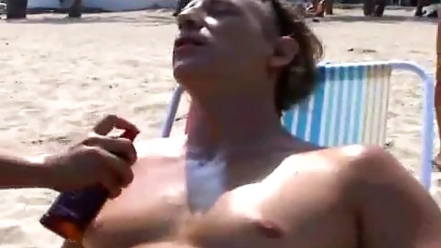 Sexy Latina with Big Tits & Hot Ass Seduces Him at the Beach Piercing Sunlight