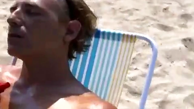 Sexy Latina with Big Tits & Hot Ass Seduces Him at the Beach Piercing Sunlight