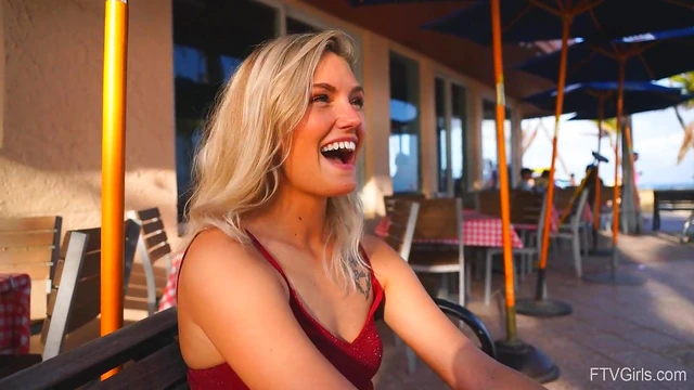 Seductive Blake Masturbates Passionately in Stranger’s Car While Spread Wide