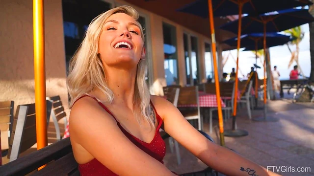 Seductive Blake Masturbates Passionately in Stranger’s Car While Spread Wide