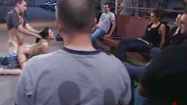 Sizzling Hot Amateur BDSM Scene: Public Humiliation & Bondage Showdown