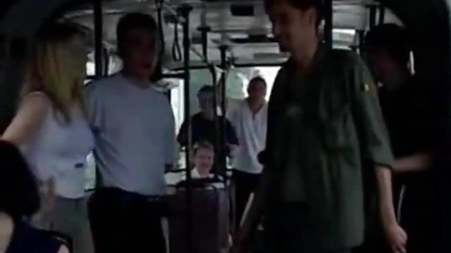 Teen Russian Girls Secretly Fuck Each Other On Public Bus Ride