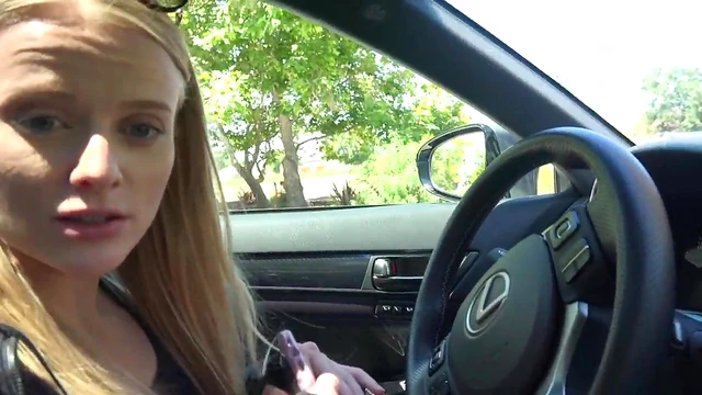 Blond Amateur Paris White Shows Off Small Tits Outdoors Seductively