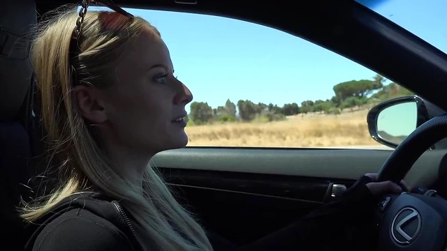 Blond Amateur Paris White Shows Off Small Tits Outdoors Seductively