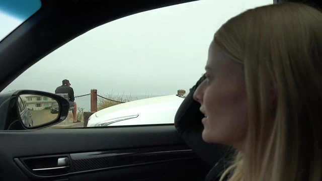 Blond Amateur Paris White Shows Off Small Tits Outdoors Seductively