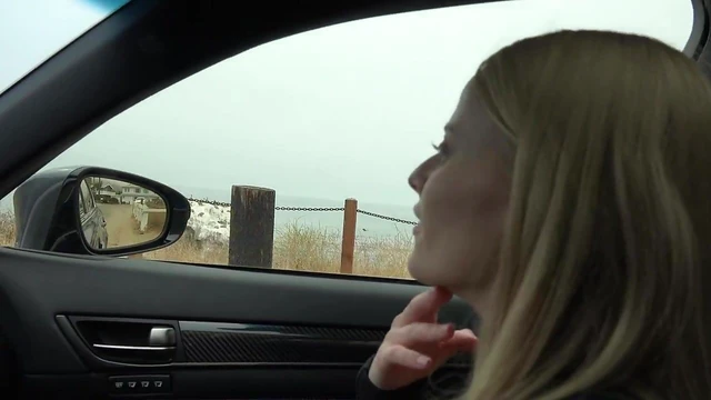 Blond Amateur Paris White Shows Off Small Tits Outdoors Seductively