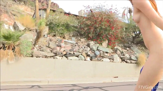 Raylene & Romi Take Risqué Bare Walk Through Lush Park Before Steamy Hookup