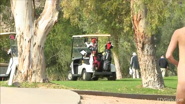 Raylene & Romi Take Risqué Bare Walk Through Lush Park Before Steamy Hookup