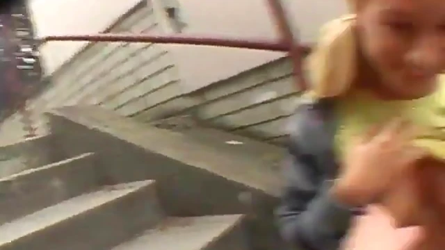 Blonde Teen Boldly Displays Her Nude Body and Wet Pussy Outdoors Freely