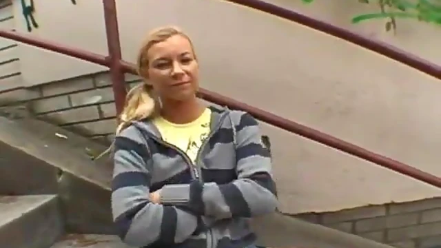 Blonde Teen Boldly Displays Her Nude Body and Wet Pussy Outdoors Freely