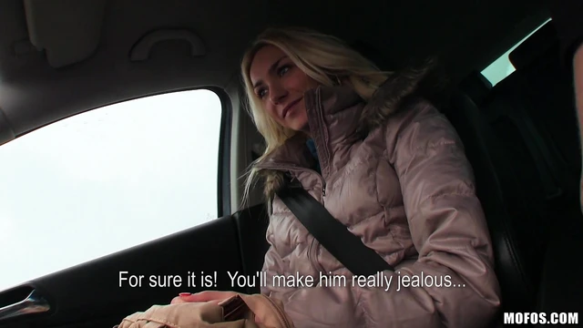 Teen Gets Rough Car Sex in Jeans Ends With Hot Cumshot Inside Her