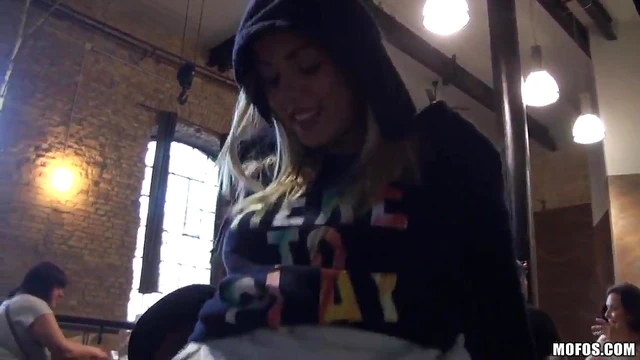 Blonde Bombshell Christen Courtney Shows Off Her Wild Side Publicly