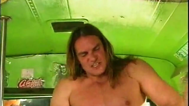 Blonde Beauty Opens Her Legs Wide On Bus For Horny Guy's Pleasure Ride