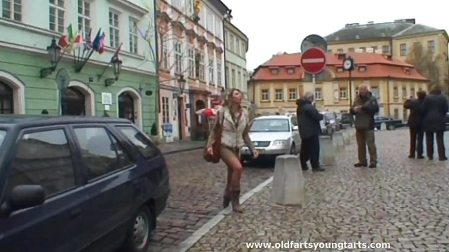 Older Man Meets Hot Chick At Pub For Steamy Back Alley Fuck Fest