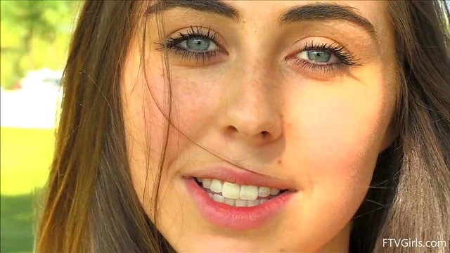 Beautiful Teen Lacey Strips Seductively Outdoors During Picnic Delight