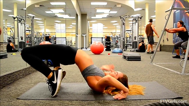 Sexy Sporty Teen Charlotte Jogging Topless Reveals Her Perfect Body