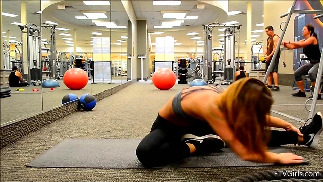 Sexy Sporty Teen Charlotte Jogging Topless Reveals Her Perfect Body